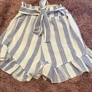 Dress striped shorts